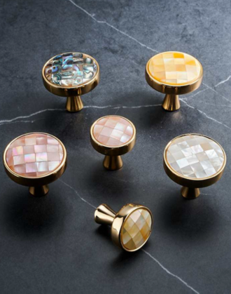 modern semi circle knob